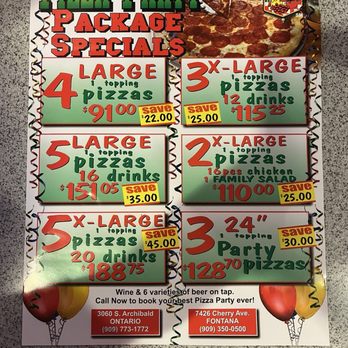 The Original Graziano’s - Party menu - Pizza Near Me - Ontario, California The Original Graziano’s - Party menu - Pizza Near Me - Ontario, California