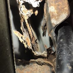 Global Auto Leasing - The whole bottom Fran is rusted, cracked, and corrosion