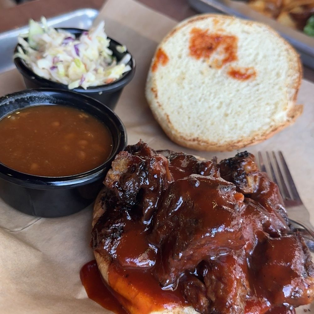 Brisket Burnt Ends Sandwich Brisket Burnt Ends Sandwich