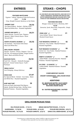 Menu photo 1 Mike Dianna's Grill Room Corolla, NC Menu photo 1 Mike Dianna's Grill Room Corolla, NC