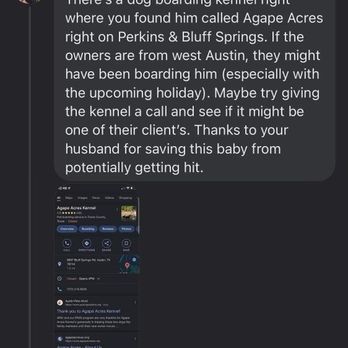 Agape Acres Kennel - Facebook thread for lost dog - Pet Boarding Near Me - Austin, Texas Agape Acres Kennel - Facebook thread for lost dog - Pet Boarding Near Me - Austin, Texas