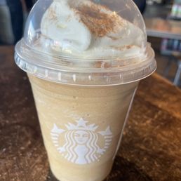 Pumpkin spice frappacino