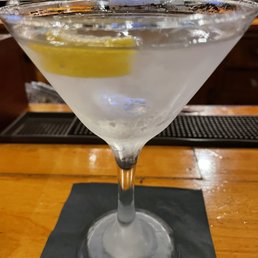 Nicely crafted martini