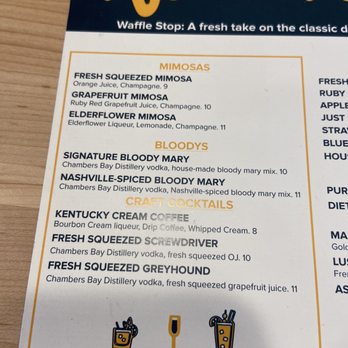 Waffle Stop - Drink menu - Breakfast & Brunch Near Me - Silverdale, Washington Waffle Stop - Drink menu - Breakfast & Brunch Near Me - Silverdale, Washington