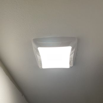 Handyman Construction - Brand new bathroom fan/light combo. - General Contractors Near Me Handyman Construction - Brand new bathroom fan/light combo. - General Contractors Near Me