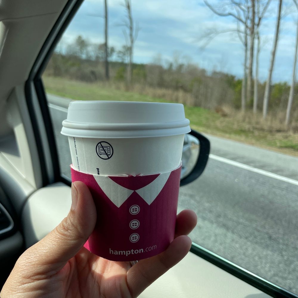 I can't believe how well they made this coffee! We didn't have to stop at Starbucks!