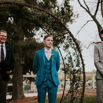 Mr James - 3 piece blue suit + shirt (grey suits are from h&m) - Bespoke Clothing Near Me - Playa del Rey, California