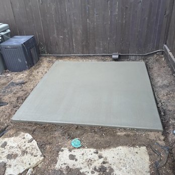 Garcia Masonry Works - 6'x6' cement pad - Masonry/Concrete Near Me