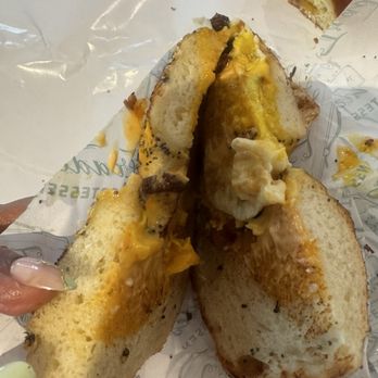 Trades Delicatessen - Half of the bagel has no filling - Delis Near Me - Dallas, Texas Trades Delicatessen - Half of the bagel has no filling - Delis Near Me - Dallas, Texas