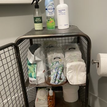 Speciation Artisan Ales - A well stocked bathroom that is great for making patrons feel comfortable if they need anything! - Wineries Near Me - Grand Rapids, Michigan Speciation Artisan Ales - A well stocked bathroom that is great for making patrons feel comfortable if they need anything! - Wineries Near Me - Grand Rapids, Michigan
