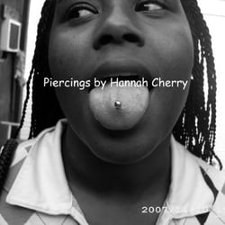 Fattys Tattoos & Piercings - Dupont Circle - Fresh tongue piercing by Hannah
