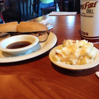 Stonefire Grill - French dip sandwich ! Awesome mashed potatoes! - American Near Me - Valencia, California Stonefire Grill - French dip sandwich ! Awesome mashed potatoes! - American Near Me - Valencia, California