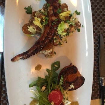 Masters Kitchen and Cocktail - Octopus Entree - New American Near Me - Oceanside, California Masters Kitchen and Cocktail - Octopus Entree - New American Near Me - Oceanside, California