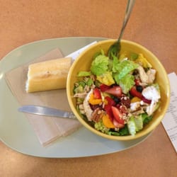 Panera Bread - Strawberry poppyseed and chicken salad! FRESH AND DELICIOUS