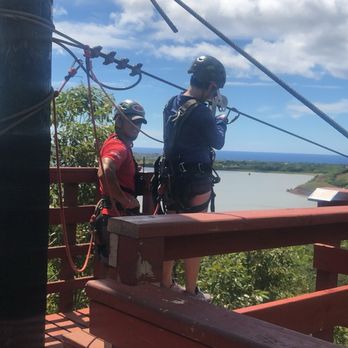 Koloa Zipline - The longest zip line station with Avery. Awesome experience!!! - Ziplining Near Me - Koloa, Hawaii Koloa Zipline - The longest zip line station with Avery. Awesome experience!!! - Ziplining Near Me - Koloa, Hawaii