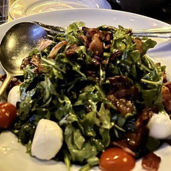 Pizza Rock - Pancetta and Arugula Salad - simple yet amazing. - Pizza Near Me - Henderson, Nevada Pizza Rock - Pancetta and Arugula Salad - simple yet amazing. - Pizza Near Me - Henderson, Nevada