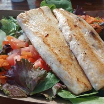 Neptune's Net - Grilled Mahi Salad - Seafood Near Me - Malibu, California Neptune's Net - Grilled Mahi Salad - Seafood Near Me - Malibu, California