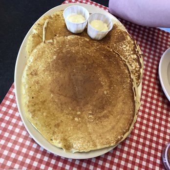 River Oaks Cafe - Hanging off the plate!! - Breakfast & Brunch Near Me - Fort Worth, Texas