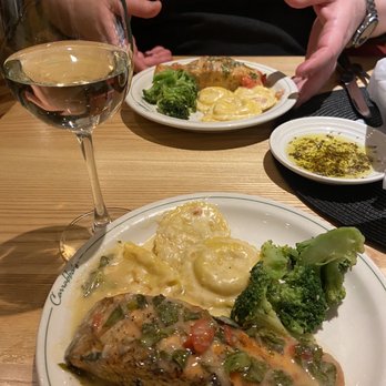 Carrabba's Italian Grill - Wine dinner-salmon and Lobster Ravioli - Italian Near Me - Williamsburg, Virginia Carrabba's Italian Grill - Wine dinner-salmon and Lobster Ravioli - Italian Near Me - Williamsburg, Virginia