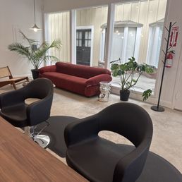 Comfy waiting area Comfy waiting area