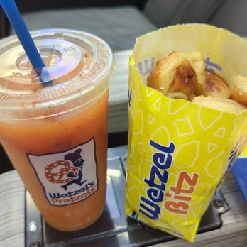 Wetzel's Pretzels - a drink and french fries - Pretzels Near Me - Sunrise, Florida Wetzel's Pretzels - a drink and french fries - Pretzels Near Me - Sunrise, Florida