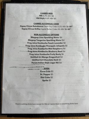Menu photo 1 Pretentious Beer Co Knoxville, TN Menu photo 1 Pretentious Beer Co Knoxville, TN