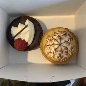 Cocoa Bean Fine Desserts - two pastries in a box - Bakeries Near Me - Geneva, Illinois