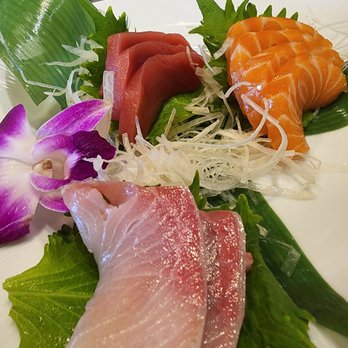 Momo Sushi - Tuna, yellow tail and salmon. Sushi chef Roy Kim, was awesome in the execution of one of the finest combinations I had. - Sushi Bars Near Me - Boulder City, Nevada Momo Sushi - Tuna, yellow tail and salmon. Sushi chef Roy Kim, was awesome in the execution of one of the finest combinations I had. - Sushi Bars Near Me - Boulder City, Nevada