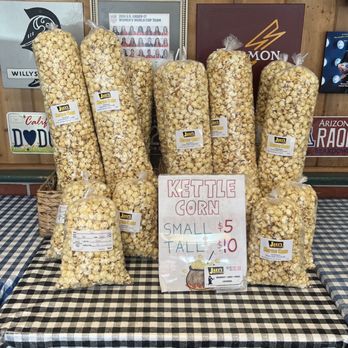 Jake's Roadhouse - Homemade Kettle Popcorn. Great and addicting! Also available fresh at the Friday nights Monrovia Farmer's Market. - Barbeque Near Me - Monrovia, California