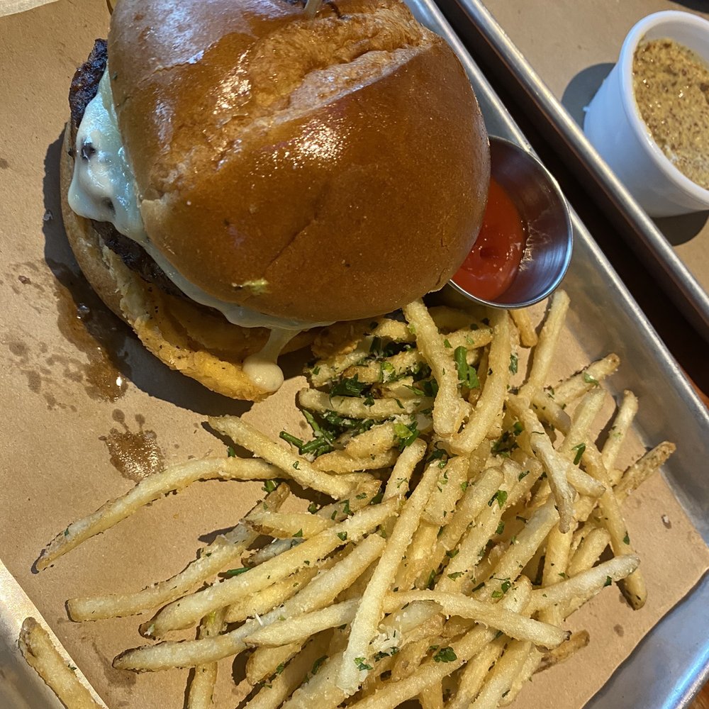 Cover 3 - Round Rock - Truffle Onion Burger - Sports Bars Near Me - Round Rock, Texas