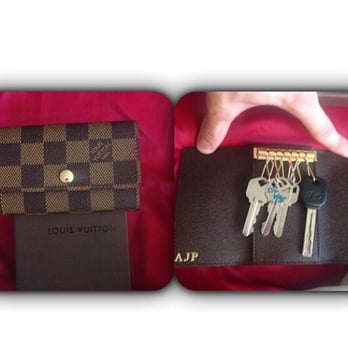 Louis Vuitton - My key holder. It was $270, but well worth it! I never loose my keys anymore. I also like how they can hot stamp your initials! - Leather Goods Near Me - Scottsdale, Arizona Louis Vuitton - My key holder. It was $270, but well worth it! I never loose my keys anymore. I also like how they can hot stamp your initials! - Leather Goods Near Me - Scottsdale, Arizona