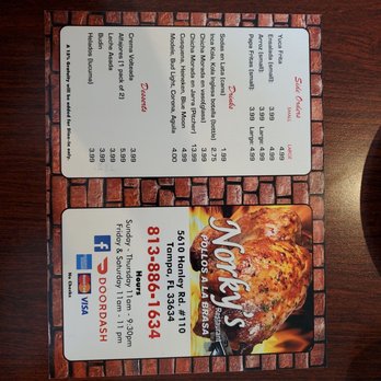 Norky's Grilled Chickens - Menu2 - Peruvian Near Me - Tampa, Florida Norky's Grilled Chickens - Menu2 - Peruvian Near Me - Tampa, Florida