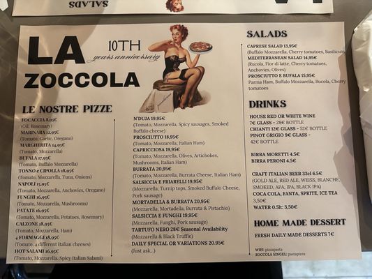 Menu photo 3 La Zoccola del Pacioccone Amsterdam, NH Menu photo 3 La Zoccola del Pacioccone Amsterdam, NH