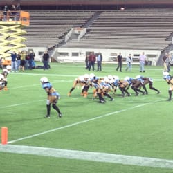 Lingerie Football League - A goal line stand by the Orlando Fantasy vs the Cleveland Crush