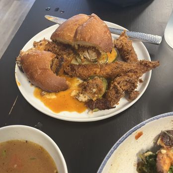 Local Loaf - Kickin chicken with overload of hot sauce - Bakeries Near Me - Charlotte, North Carolina