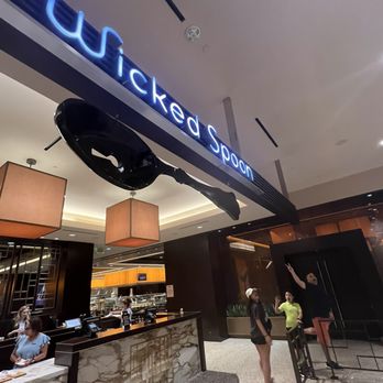Wicked Spoon - Entry and where the line ends. - Buffets Near Me - Las Vegas, Nevada Wicked Spoon - Entry and where the line ends. - Buffets Near Me - Las Vegas, Nevada