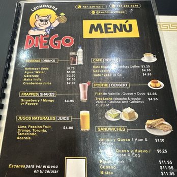 Lechonera Diego - The Menu - Mexican Near Me - Carolina, Puerto Rico