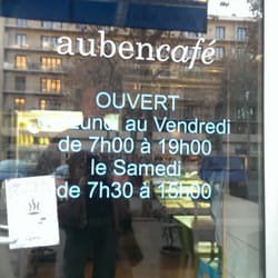 Auben Café - Les horraires