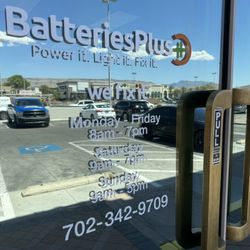 Batteries Plus - Stated hours as of June 2024