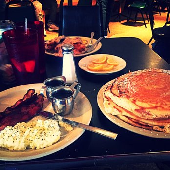 Home Grown - Pancake Stack w/ bacon and extra side of egg whites. WARNING: 9/10 people will not be able to finish those pancakes. They're humongous. - Diners Near Me - Atlanta, Georgia Home Grown - Pancake Stack w/ bacon and extra side of egg whites. WARNING: 9/10 people will not be able to finish those pancakes. They're humongous. - Diners Near Me - Atlanta, Georgia
