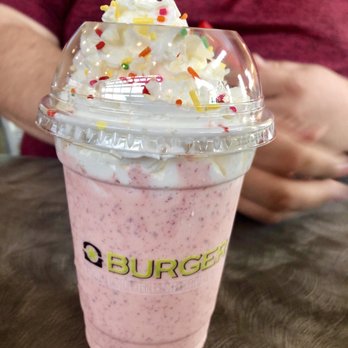 BurgerFi - Red velvet milkshake - Burgers Near Me - Cuyahoga Falls, Ohio