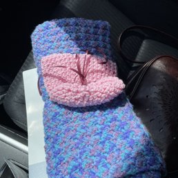 Crochet blanket and hat Crochet blanket and hat