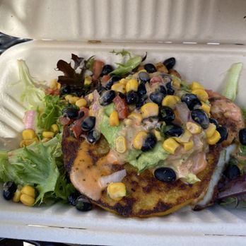 Mojo's Tacos - Shrimp Arepa - Mexican Near Me - Saint Augustine, Florida Mojo's Tacos - Shrimp Arepa - Mexican Near Me - Saint Augustine, Florida