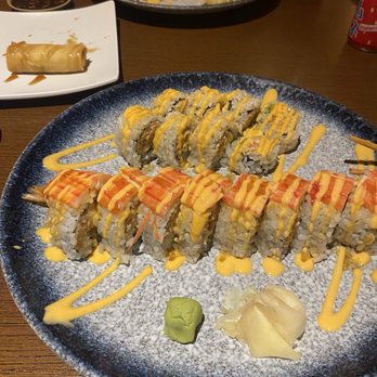 Yama Sushi Roll House - We had spicy California iron man and Hawaii roll - Sushi Bars Near Me - Yorktown, Virginia Yama Sushi Roll House - We had spicy California iron man and Hawaii roll - Sushi Bars Near Me - Yorktown, Virginia