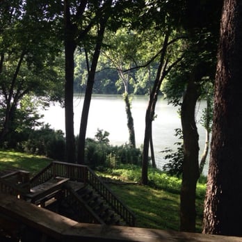 PJ's White River Lodge - This is the view from the back patio. - Fishing Near Me - Norfork, Arkansas PJ's White River Lodge - This is the view from the back patio. - Fishing Near Me - Norfork, Arkansas