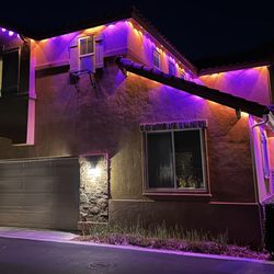 Legacy Lights Halloween - We used Govee Outdoor LED permanent lights