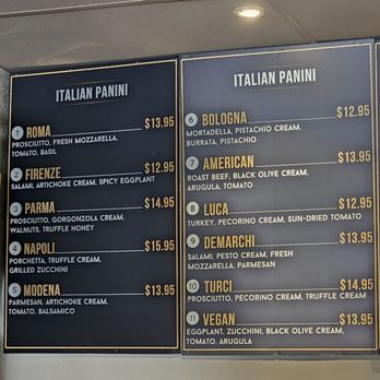 Turci Panino - Menu - Italian Near Me - Orlando, Florida