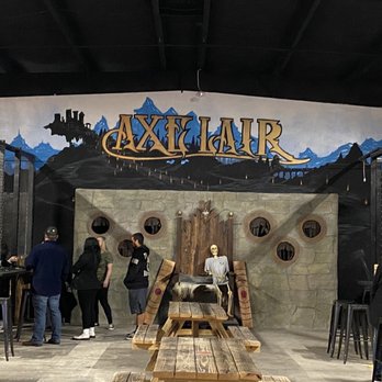 The Axe Lair - 1.23.21 ~ inside - Axe Throwing Near Me - Upland, California The Axe Lair - 1.23.21 ~ inside - Axe Throwing Near Me - Upland, California