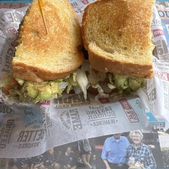 Habit Burger & Grill - This was their Santa Barbara Burger. One bite, and I took it back and asked for my money back. - Burgers Near Me - Encinitas, California