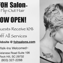 Now Open! Accepting Walk-ins #ondemand #skilledstylist